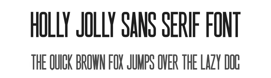 Holly Jolly Sans Serif Font by Craftedtype — Decorative Font