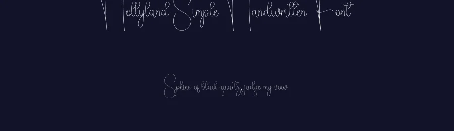 Hollyland Simple Handwritten Font by freshtypeink — Script Handwritten Font — thumbnail 2