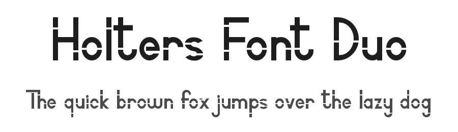 Holters Font Duo by CalligraphyFonts.net — Script Handwritten Font
