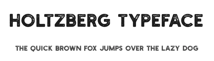 Holtzberg Typeface by Serdar Öztürk — Sans Serif Font