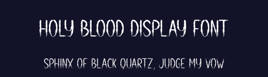 Holy Blood Display Font by andikastudio — Display Font — thumbnail 2
