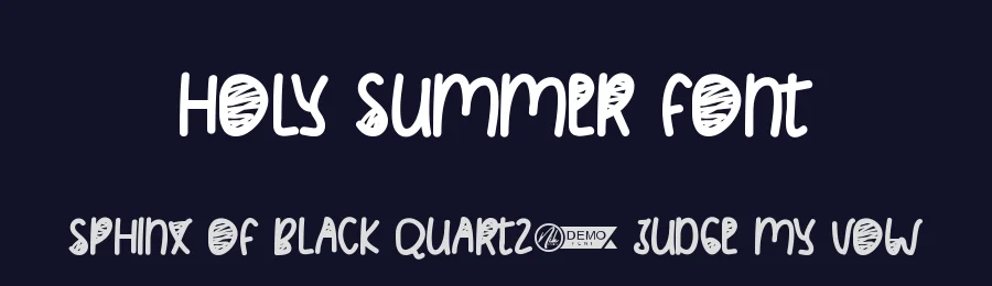 Holy Summer Font by nihstudio — Display Font — thumbnail 2