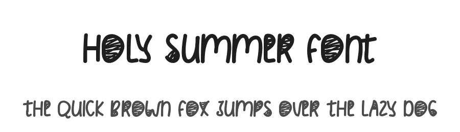 Holy Summer Font by nihstudio — Display Font