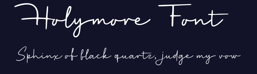 Holymore Font by Littlehand — Script Handwritten Font — thumbnail 2