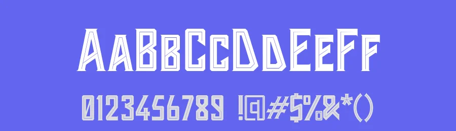 Holyriver Display Font by sancreastd. — Display Font — thumbnail 3
