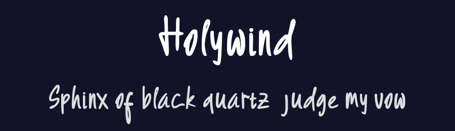 Holywind by Javanicestudio — Script Handwritten Font — thumbnail 2