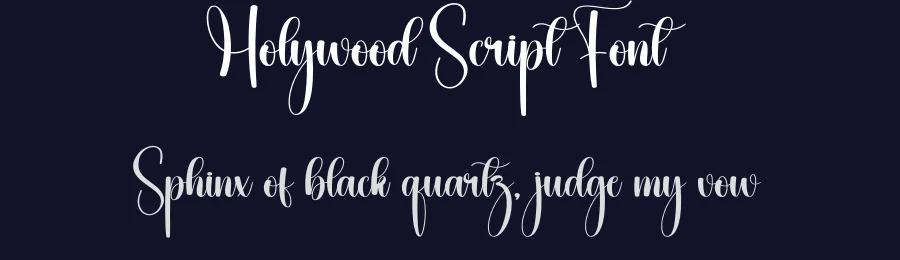 Holywood Script Font by creativeletter — Script Handwritten Font — thumbnail 2