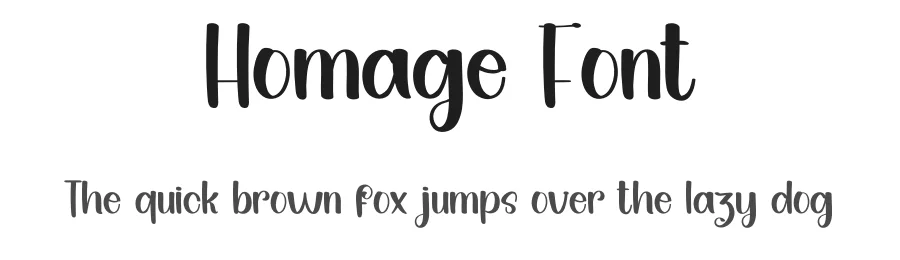 Homage Font by inermediaSTUDIO — Script Handwritten Font