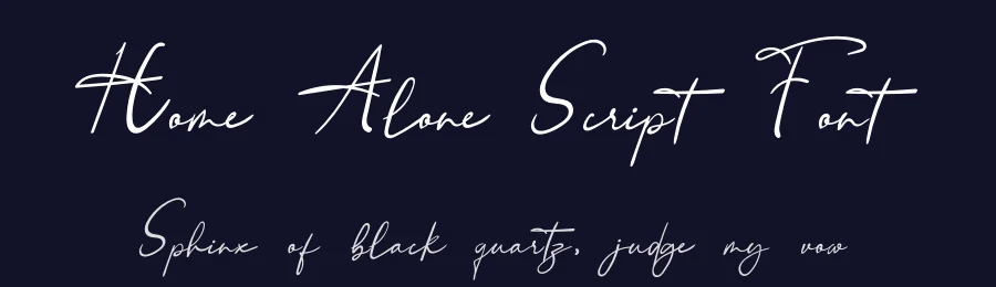 Home Alone Script Font by Erik Studio — Script Handwritten Font — thumbnail 2