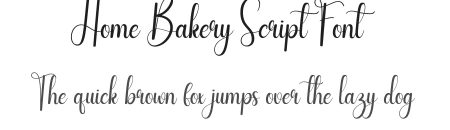 Home Bakery Script Font by andikastudio — Script Handwritten Font