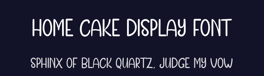 Home Cake Display Font by andikastudio — Display Font — thumbnail 2
