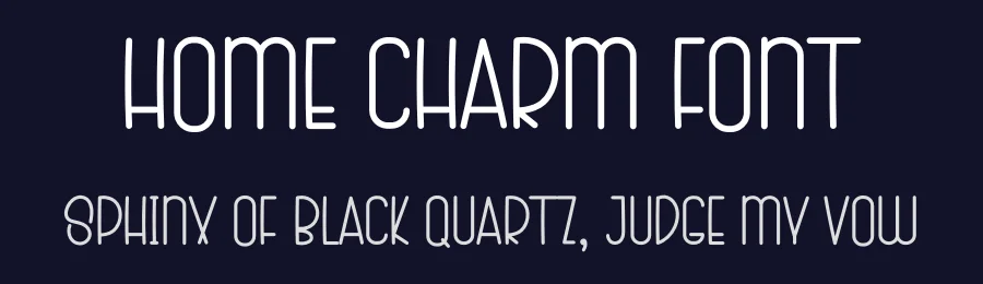 Home Charm Font by inermediaSTUDIO — Display Font — thumbnail 2