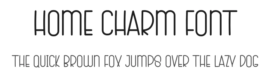 Home Charm Font by inermediaSTUDIO — Display Font