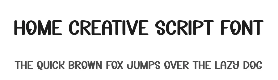 Home Creative Script Font by creativeletter — Script Handwritten Font
