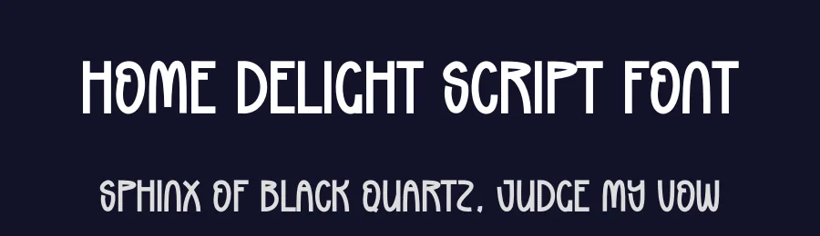 Home Delight Script Font by andikastudio — Display Font — thumbnail 2
