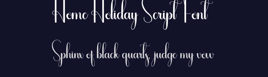 Home Holiday Script Font by andikastudio — Script Handwritten Font — thumbnail 2