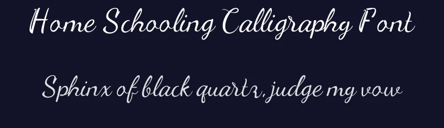 Home Schooling Calligraphy Font by inermediaSTUDIO — Script Handwritten Font — thumbnail 2