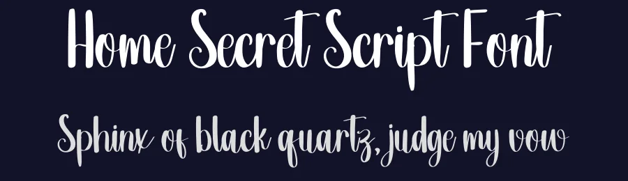 Home Secret Script Font by inermediaSTUDIO — Script Handwritten Font — thumbnail 2