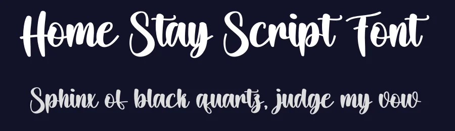 Home Stay Script Font by creativeletter — Script Handwritten Font — thumbnail 2