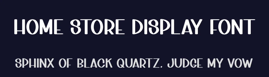 Home Store Display Font by creativeletter — Display Font — thumbnail 2