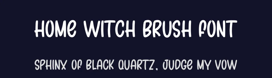 Home Witch Brush Font by andikastudio — Display Font — thumbnail 2