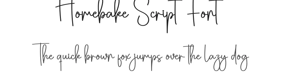 Homebake Script Font by creativeletter — Script Handwritten Font