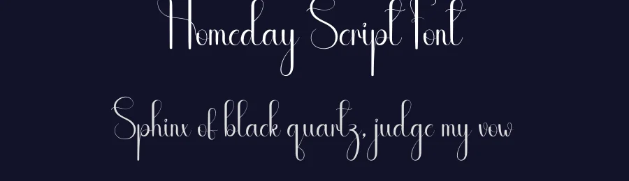 Homeday Script Font by andikastudio — Script Handwritten Font — thumbnail 2