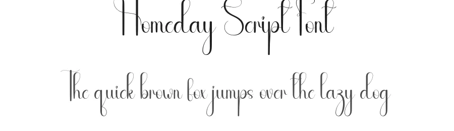 Homeday Script Font by andikastudio — Script Handwritten Font
