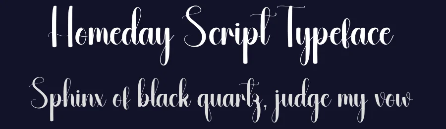 Homeday Script Typeface by andikastudio — Script Handwritten Font — thumbnail 2