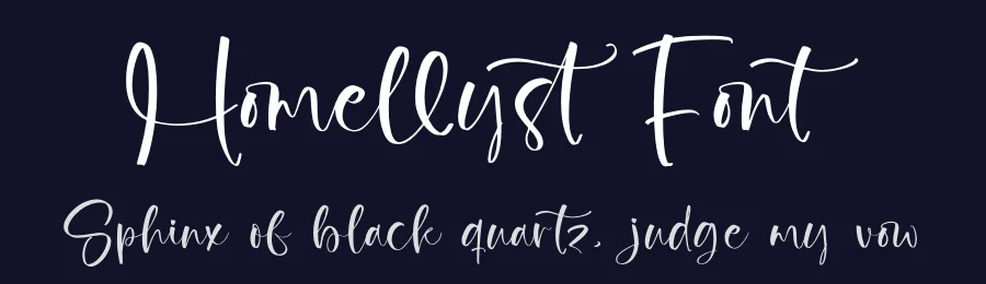 Homellyst Font by letterenastudios — Script Handwritten Font — thumbnail 2