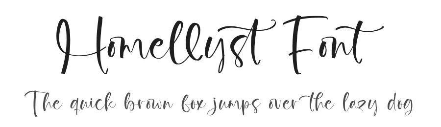 Homellyst Font by letterenastudios — Script Handwritten Font