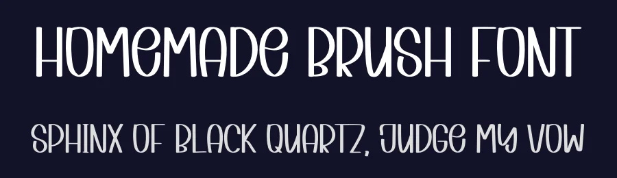 Homemade Brush Font by inermediaSTUDIO — Display Font — thumbnail 2