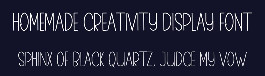 Homemade Creativity Display Font by inermediaSTUDIO — Script Handwritten Font — thumbnail 2