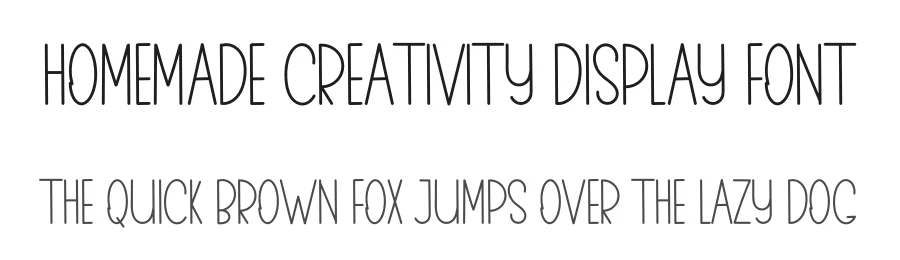 Homemade Creativity Display Font by inermediaSTUDIO — Script Handwritten Font