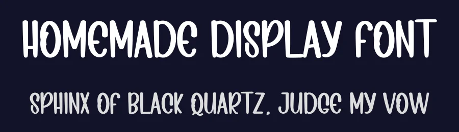 Homemade Display Font by inermediaSTUDIO — Display Font — thumbnail 2
