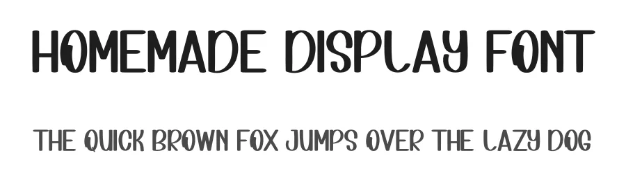Homemade Display Font by inermediaSTUDIO — Display Font