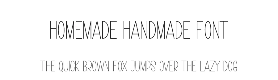 Homemade Handmade Font by andikastudio — Display Font