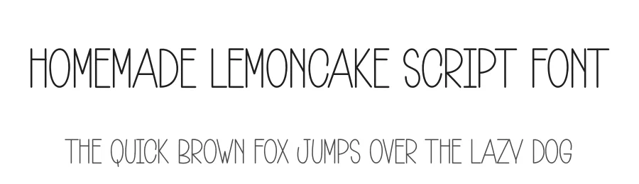 Homemade Lemoncake Script Font by andikastudio — Display Font