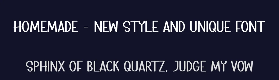 Homemade – New Style And Unique Font by andikastudio — Display Font — thumbnail 2