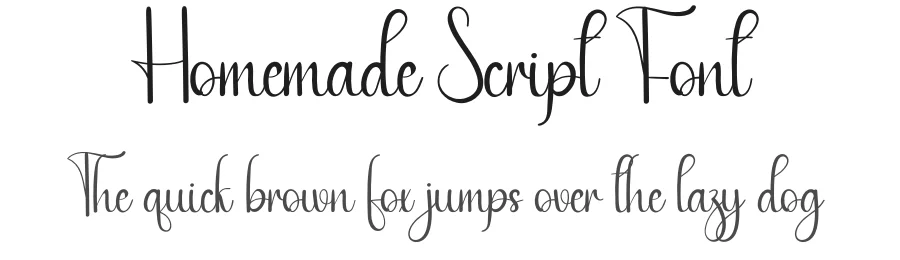 Homemade Script Font by andikastudio — Script Handwritten Font