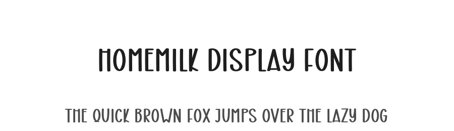 Homemilk Display Font by creativeletter — Script Handwritten Font