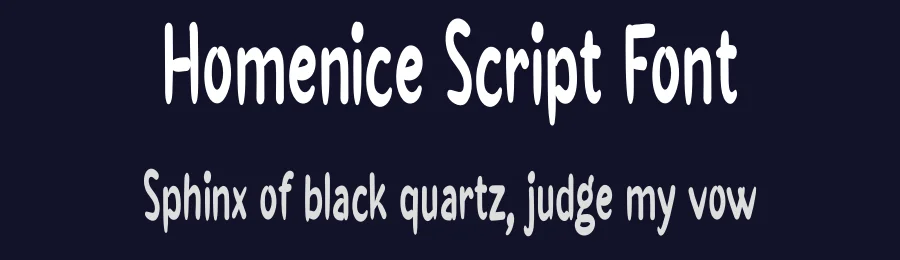 Homenice Script Font by andikastudio — Script Handwritten Font — thumbnail 2