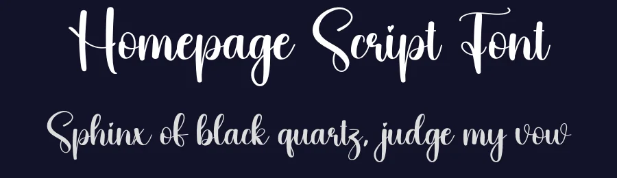 Homepage Script Font by creativeletter — Script Handwritten Font — thumbnail 2