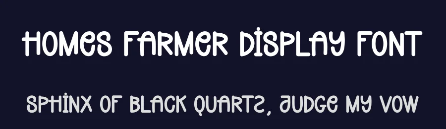 Homes Farmer Display Font by andikastudio — Display Font — thumbnail 2