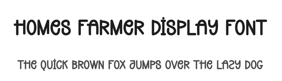 Homes Farmer Display Font by andikastudio — Display Font