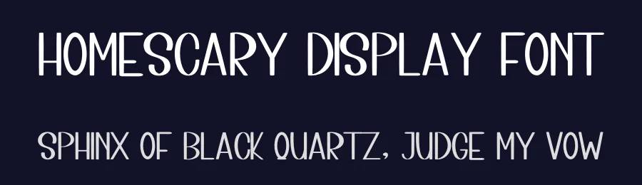 Homescary Display Font by inermediaSTUDIO — Display Font — thumbnail 2