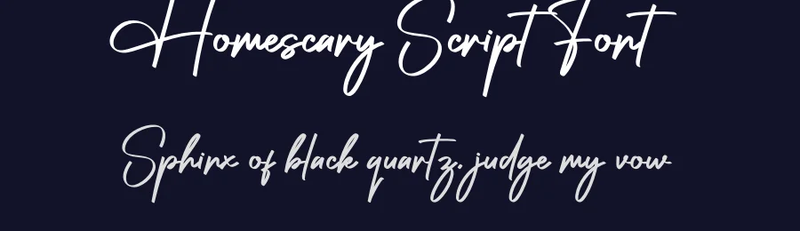 Homescary Script Font by creativeletter — Script Handwritten Font — thumbnail 2