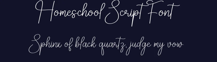 Homeschool Script Font by creativeletter — Script Handwritten Font — thumbnail 2