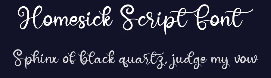 Homesick Script Font by creativeletter — Script Handwritten Font — thumbnail 2