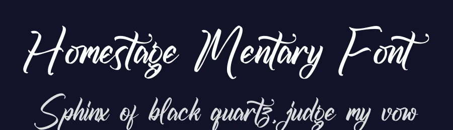 Homestage Mentary Font by glorytype — Script Handwritten Font — thumbnail 2